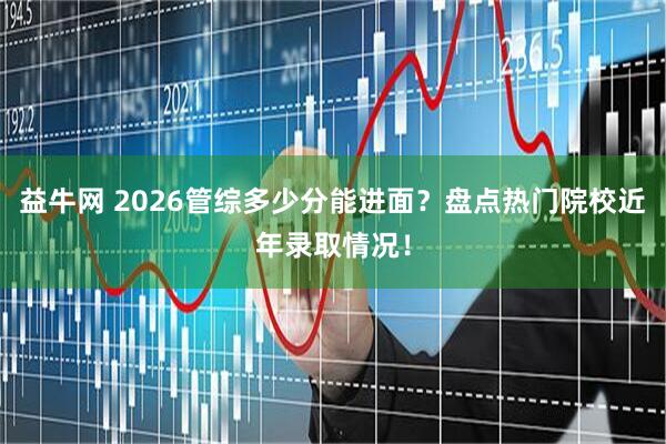 益牛网 2026管综多少分能进面？盘点热门院校近年录取情况！