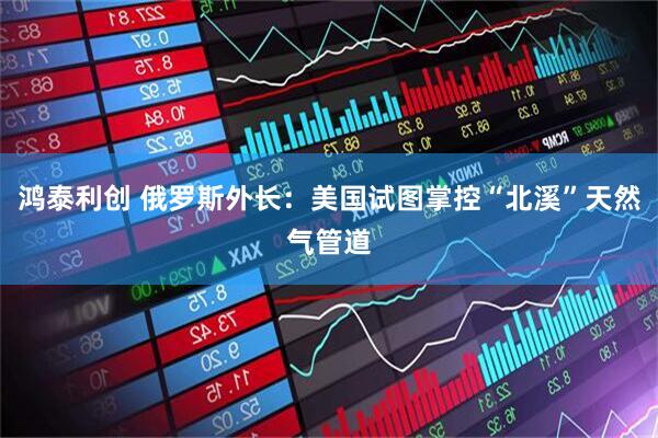 鸿泰利创 俄罗斯外长：美国试图掌控“北溪”天然气管道